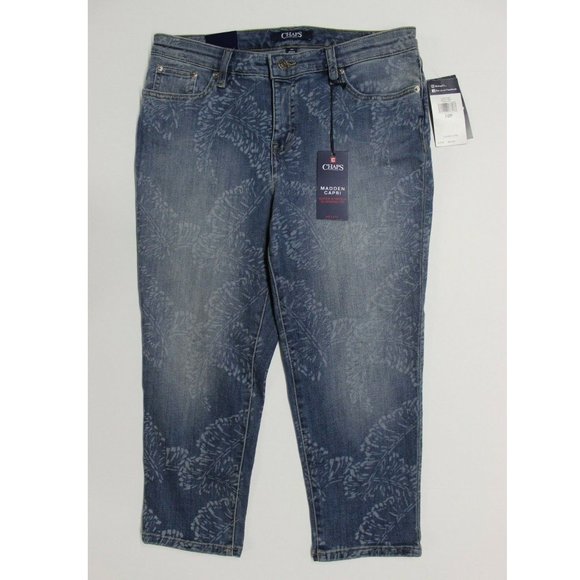Chaps Denim - Chaps Madden Capri Jeans - Banana Leaf Blue - 10P